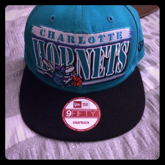 Blue/light green Charlotte Hornet SnapBack.
