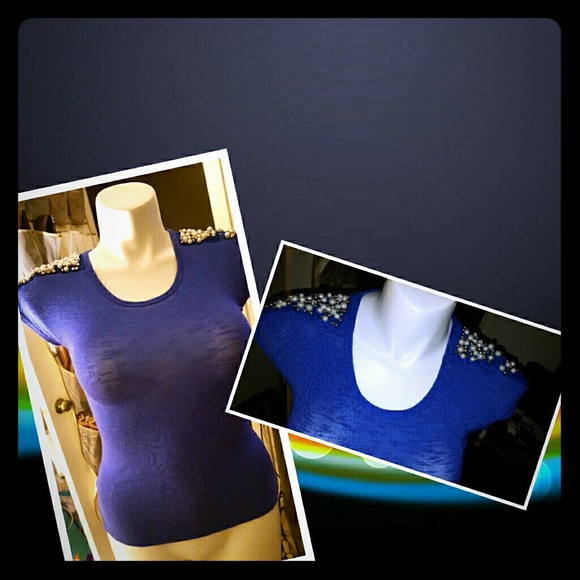 Blue Fashion Top