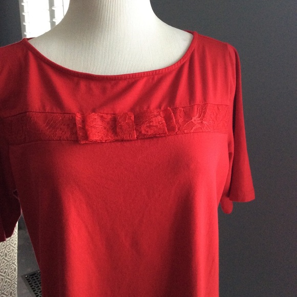 SOLD to Vintageous ANN TAYLOR LACE BOW COTTON TO - Picture 4 of 4