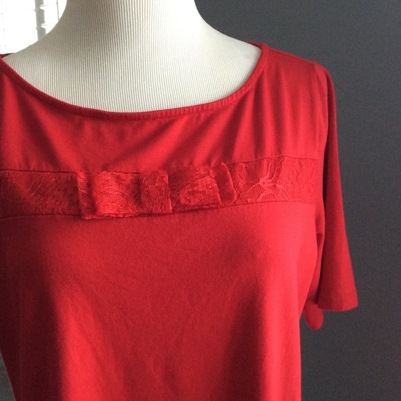 SOLD to Vintageous ANN TAYLOR LACE BOW COTTON TO - Picture 2 of 4