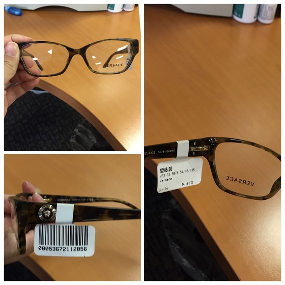 Authentic Versace eyeglass frames NWT retail $245