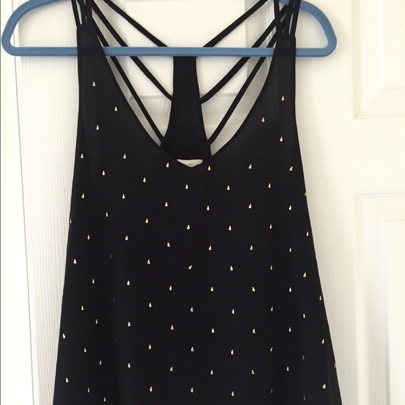 Gold studded tank top