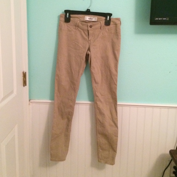 Khaki hollister pants
