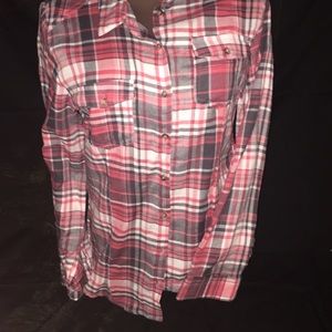 Plaid button up flannel