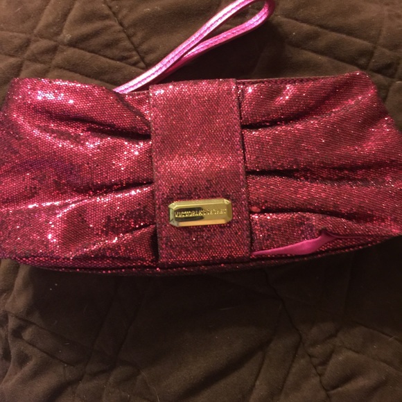 Victoria's Secret Handbags - Victories Secret fuchsia glitter wristlet