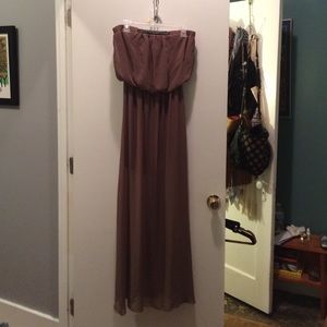 Strapless maxi dress size M