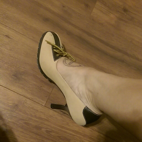 Hiking boot style heels
