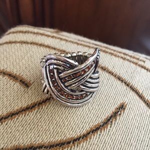 "INTOXICATING ILLUSIONS"BROWN RING,BUY 3GET 1 FREE