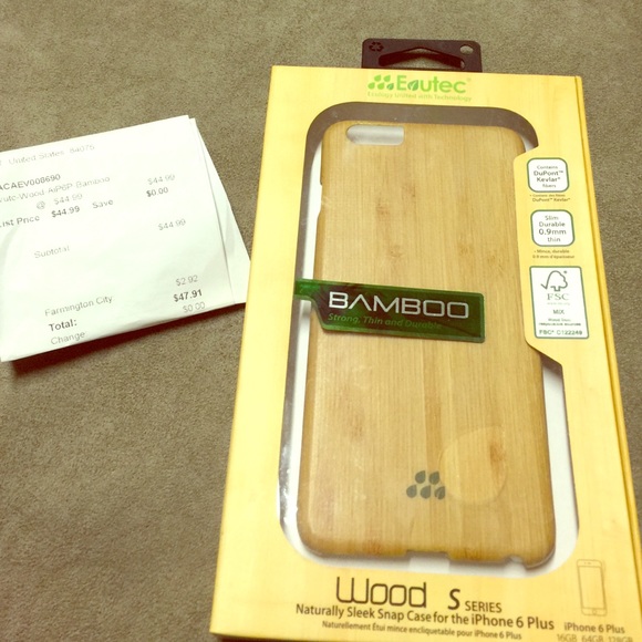 iPhone 6 plus bamboo case