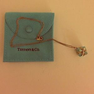 Tiffany and co blue box necklace