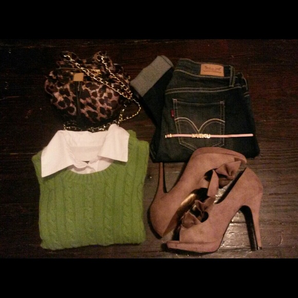 J. Crew Cable Knit Sweater (size S)