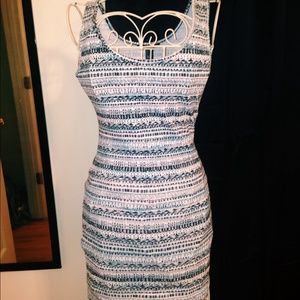Baby Blue & White Dress