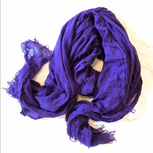 FREE Purple chiffon long scarf shawl