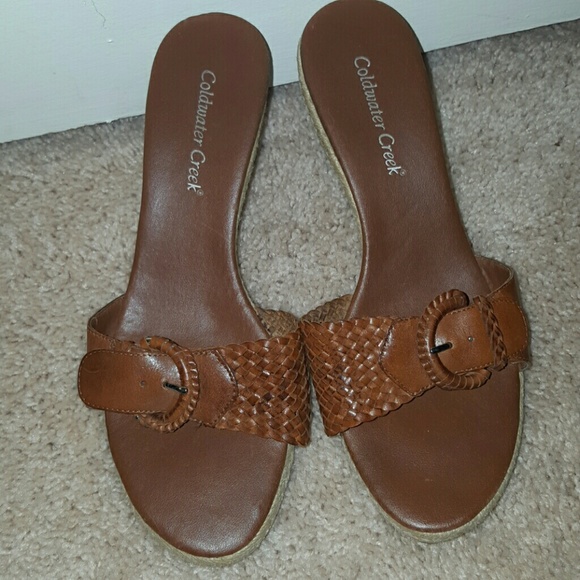 Coldwater Creek Espadrille mules