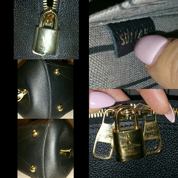 Louis vuitton montaigne mm monogram empreinte noir - Picture 3 of 4