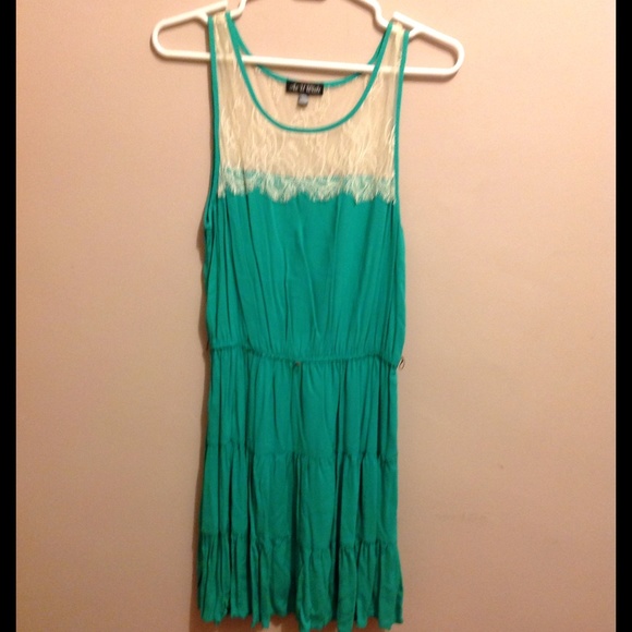 as you wish Dresses & Skirts - Cute dress! New Without Tags. Lace top. Medium