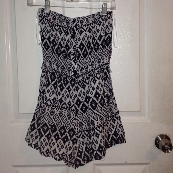 tribal print romper