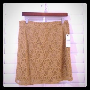 NWT Laundry by Shelli Segal Lace Skirt