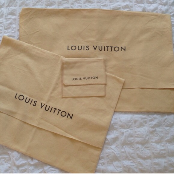 2 large Louis dust bags