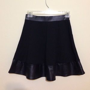 Black skater skirt