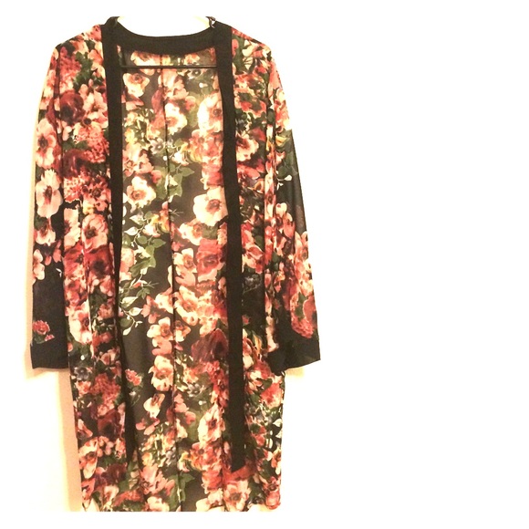 Floral kimono