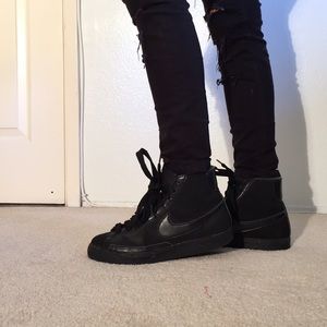Black Nike High Tops