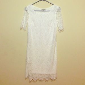 NWT Lace white dress