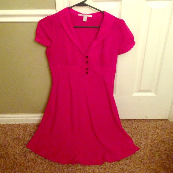 Pink Polka Dotted Dress