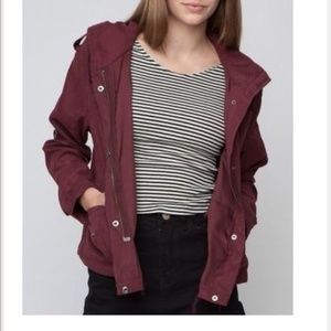 ISO MAROON HAILEY JACKET