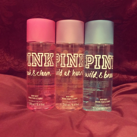 PINK Body Spray Set