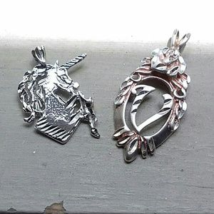 925 sterling silver unique charms ,price for both