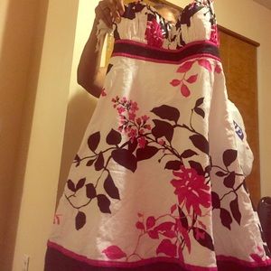 Floral knee length dress