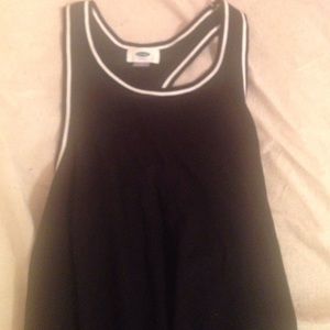 Black and white tank top