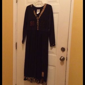 Beautiful folk art maxi dress by Surya
