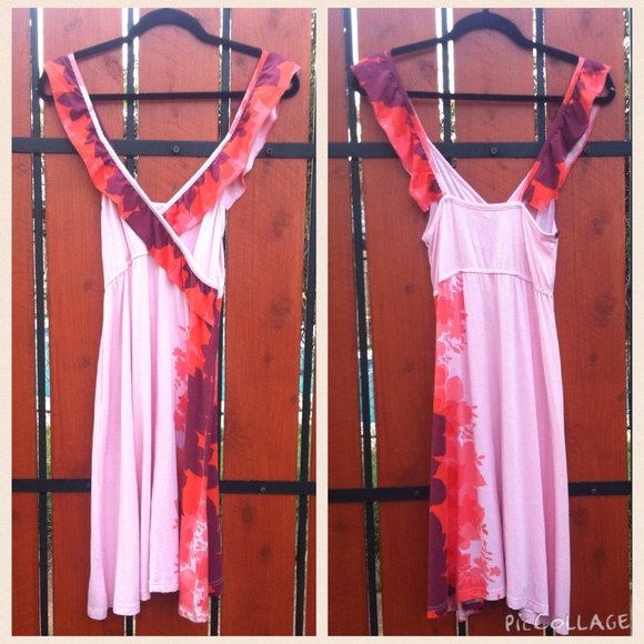 NEW!  Free People Sunset Cherry Blossom dress - Picture 2 of 3