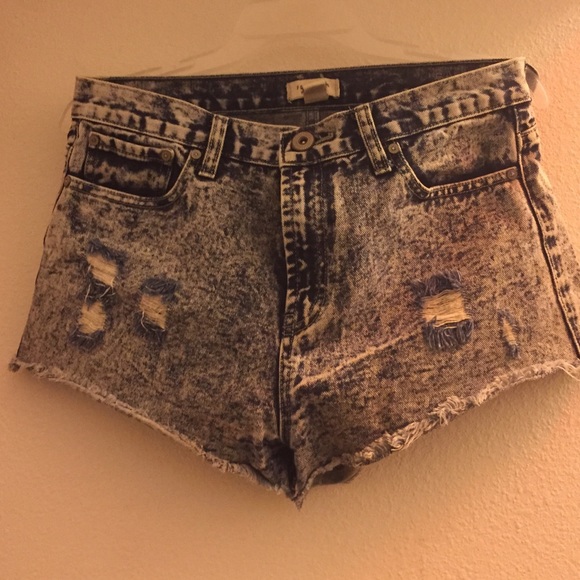 High waisted shorts