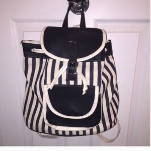 Stripped backpack