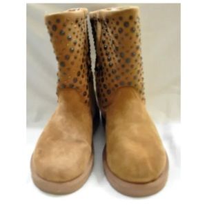 Ugg Australia Eliott brown suede studded boots