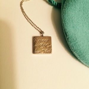 Tiffany & Co. Square Note Pendant