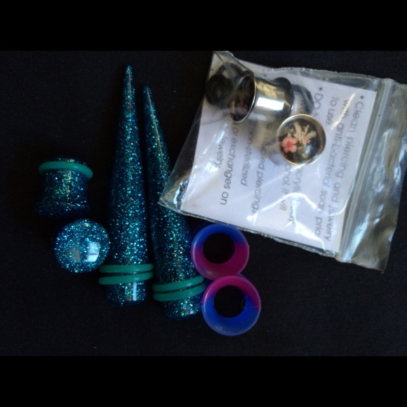 7/16ths tunnels, plugs, and tapers bundle