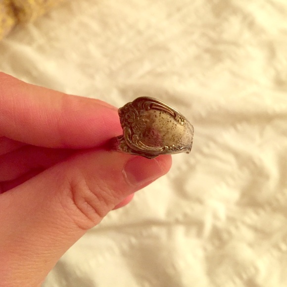 Sterling Silver Vintage Spoon Ring