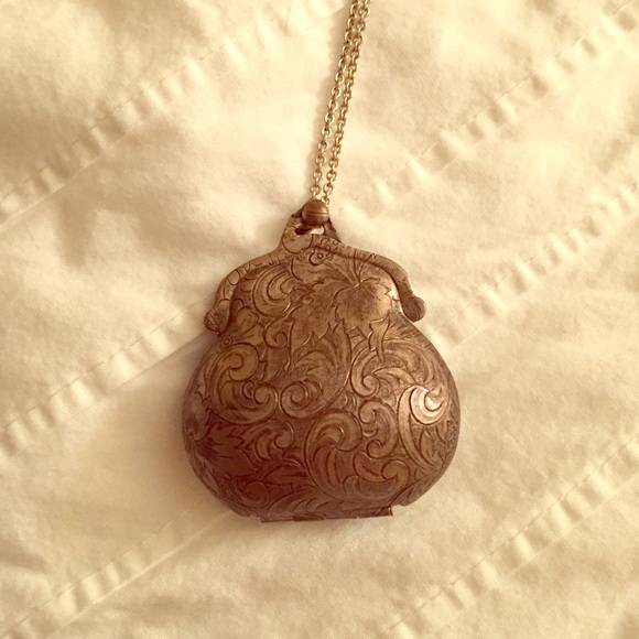 Vintage Silver Coin Purse Pendant