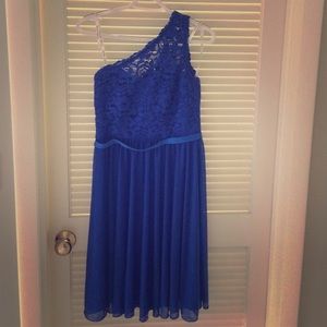 Versatile cobalt blue bridesmaid dress!