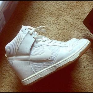 Nike All-White Sky High Dunks