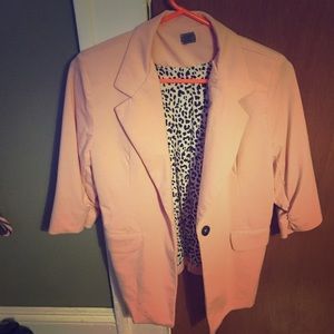 Light pink blazer!