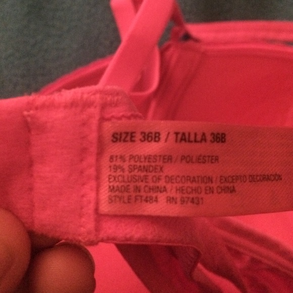 Neon Pink bra - Picture 2 of 3