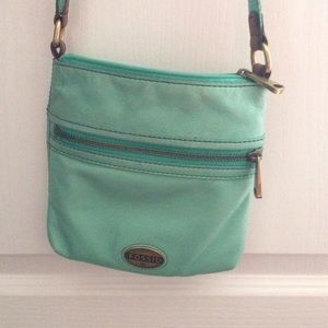 Light Green Fossil Crossbody