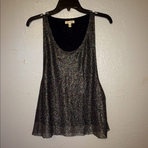 Sparkly/Black tank - Picture 3 of 3