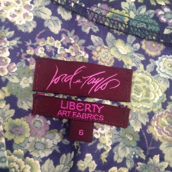 NWT Liberty Floral Print Cotton Dress - Picture 4 of 4