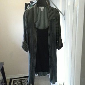Dressbarn Pinstrip Top size 18/20